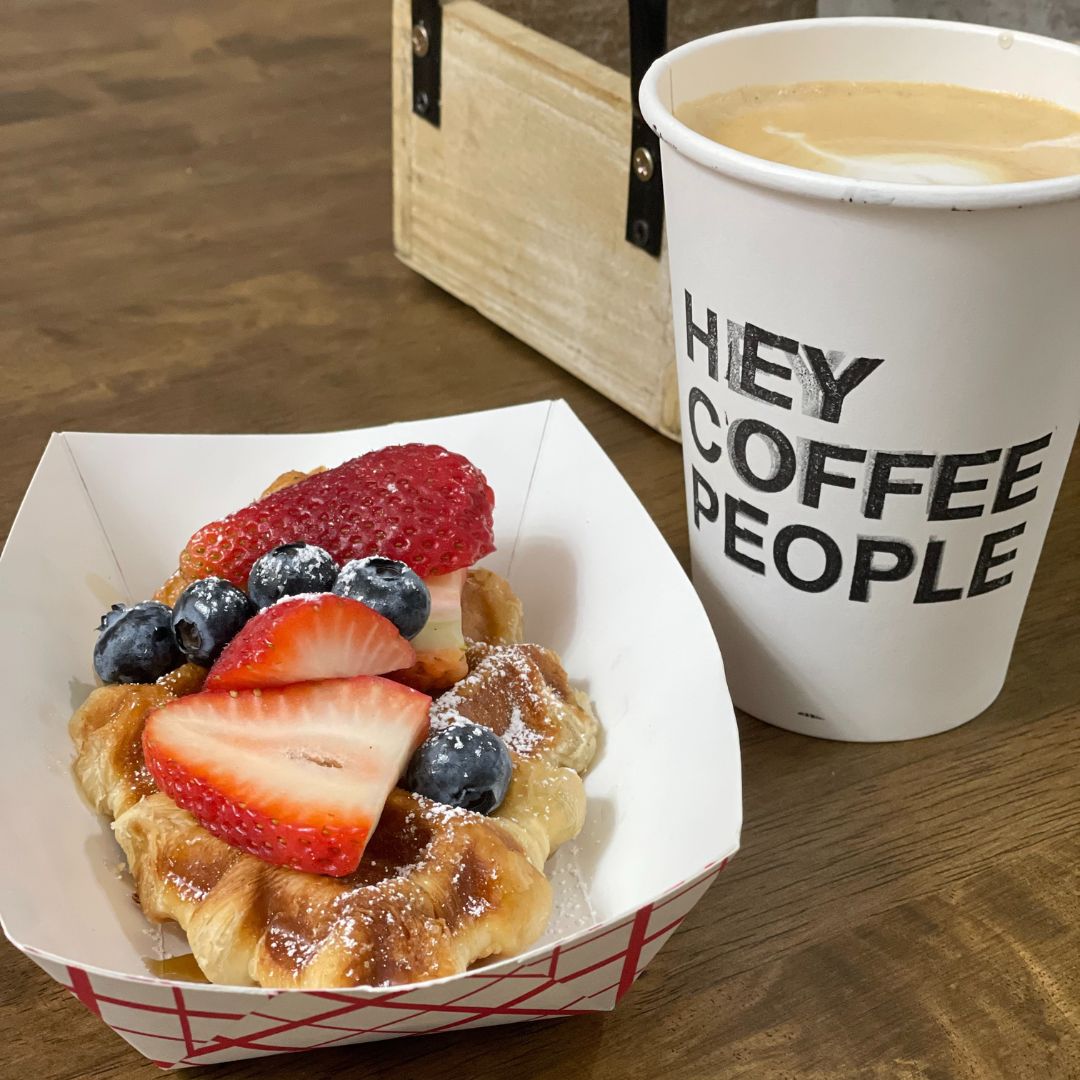 hey coffee people waffles