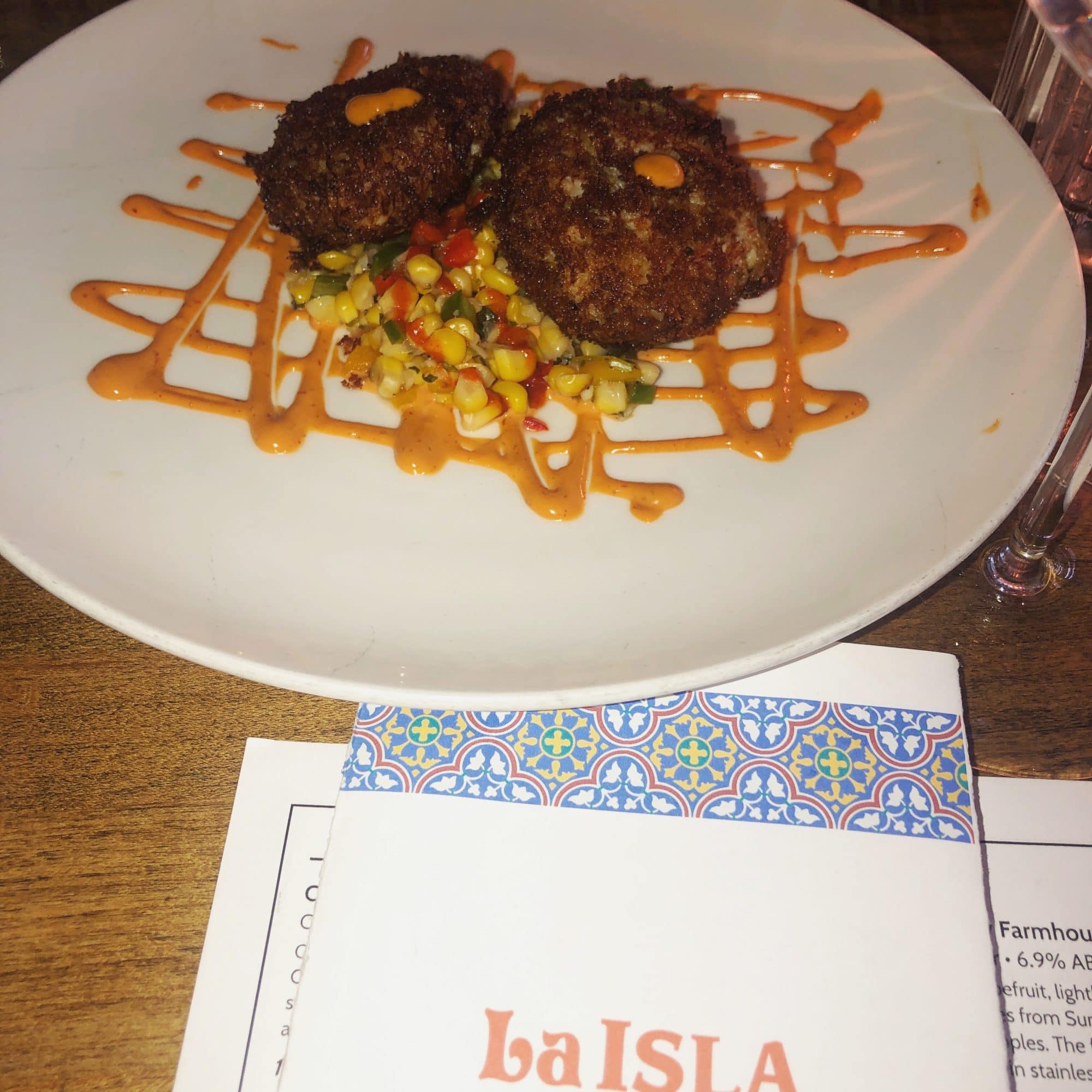 la isla menu
