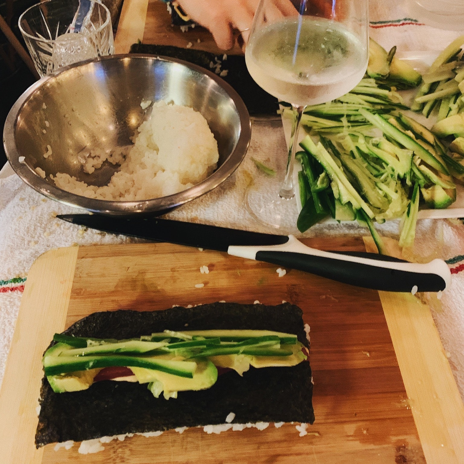 sushi making