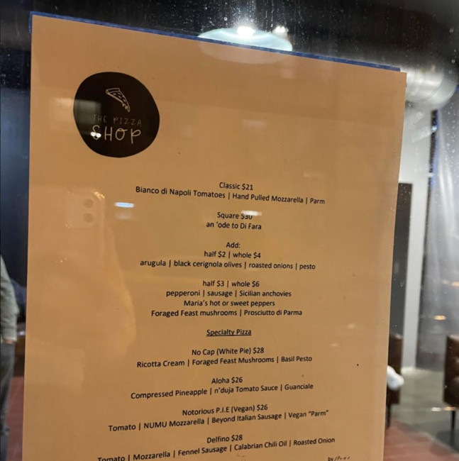 The Pizza Shop and Flour in Hoboken