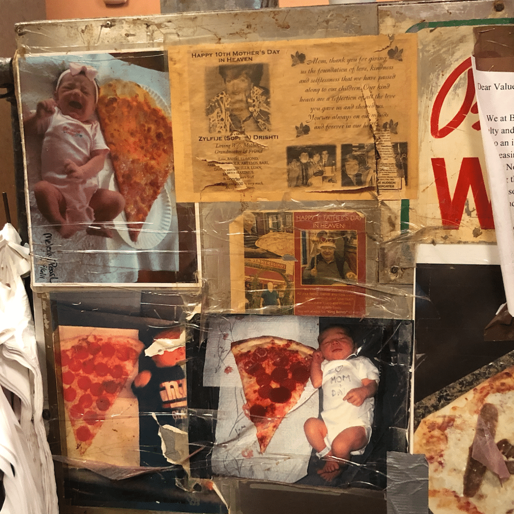 Bennys pizza slice size