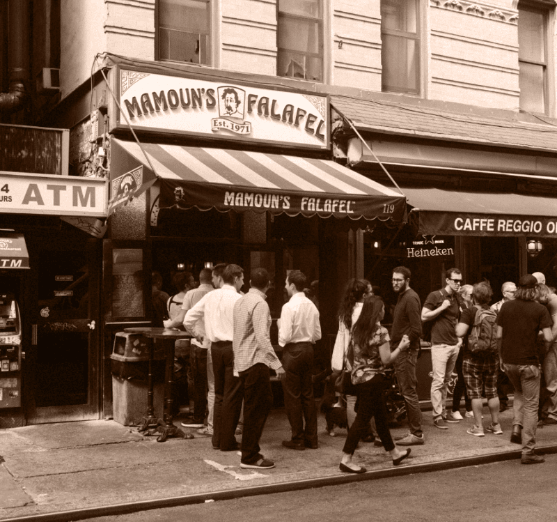 mamouns falafel greenwich village nyc