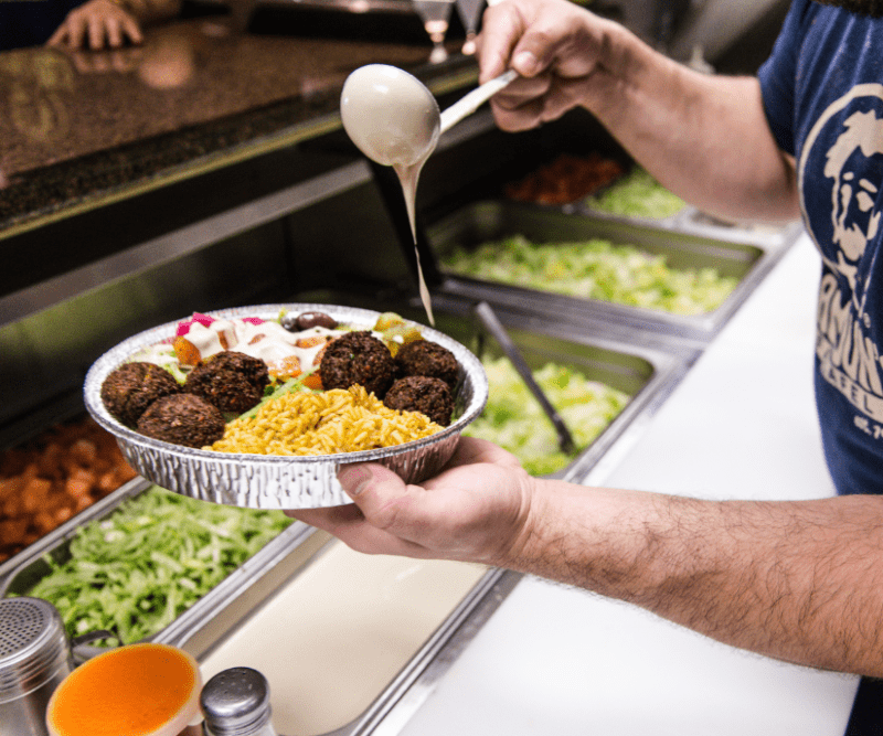 mamouns falafel platter